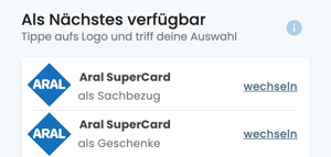 AlsNächstesVerfügbar-Job50Geschenk-ARAL