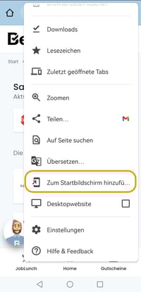 01-InstallationPWAChrome-MainMenu FOCUS